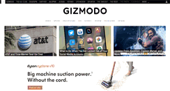 Desktop Screenshot of gizmodo.com