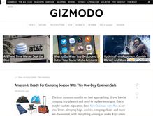 Tablet Screenshot of gizmodo.com